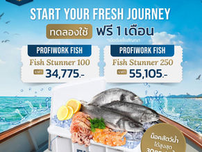 ทดลองใช้เครื่องน็อคสัตว์น้ำ